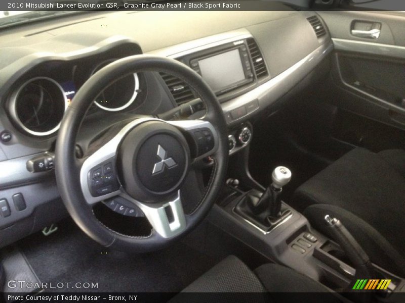 Dashboard of 2010 Lancer Evolution GSR