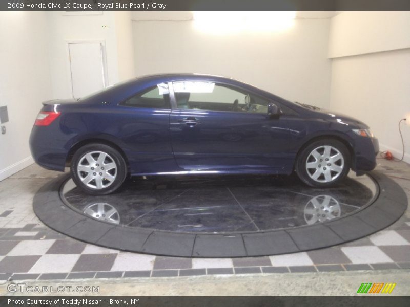 Royal Blue Pearl / Gray 2009 Honda Civic LX Coupe