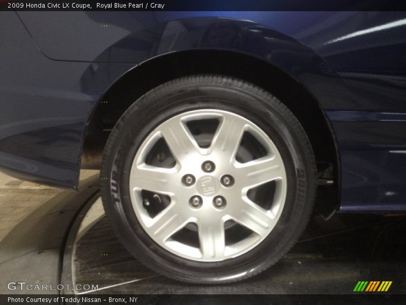 Royal Blue Pearl / Gray 2009 Honda Civic LX Coupe