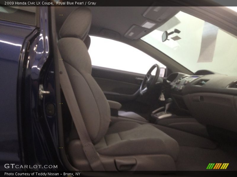 Royal Blue Pearl / Gray 2009 Honda Civic LX Coupe