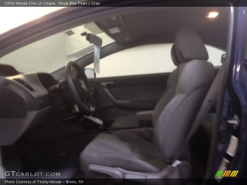 Royal Blue Pearl / Gray 2009 Honda Civic LX Coupe