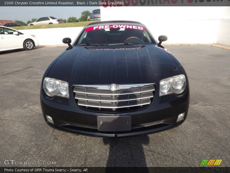 Black / Dark Slate Gray/Red 2006 Chrysler Crossfire Limited Roadster