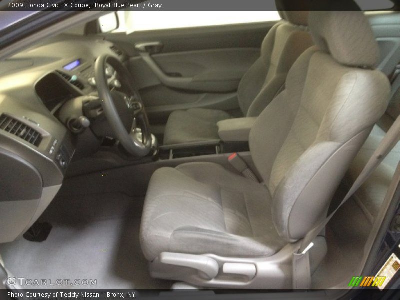 Royal Blue Pearl / Gray 2009 Honda Civic LX Coupe