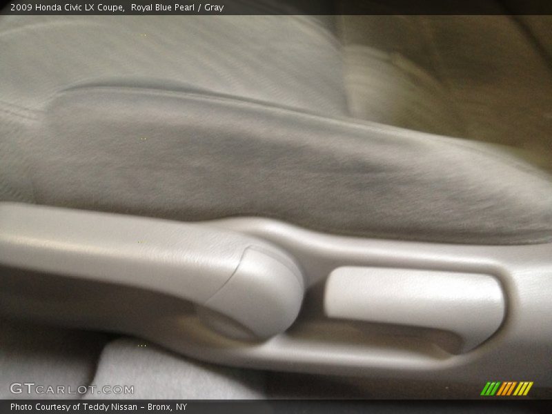 Royal Blue Pearl / Gray 2009 Honda Civic LX Coupe