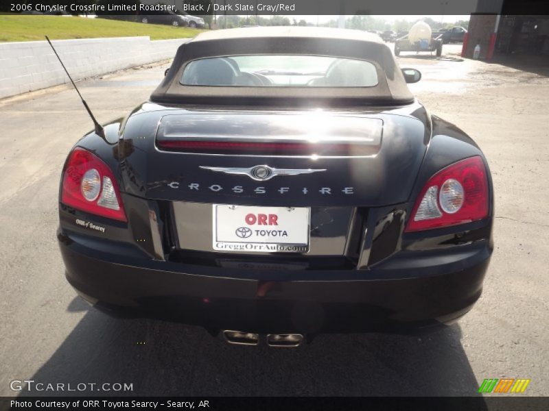 Black / Dark Slate Gray/Red 2006 Chrysler Crossfire Limited Roadster