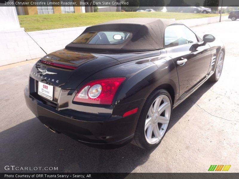 Black / Dark Slate Gray/Red 2006 Chrysler Crossfire Limited Roadster