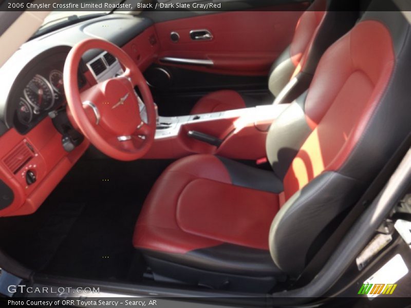  2006 Crossfire Limited Roadster Dark Slate Gray/Red Interior