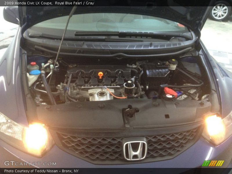 Royal Blue Pearl / Gray 2009 Honda Civic LX Coupe