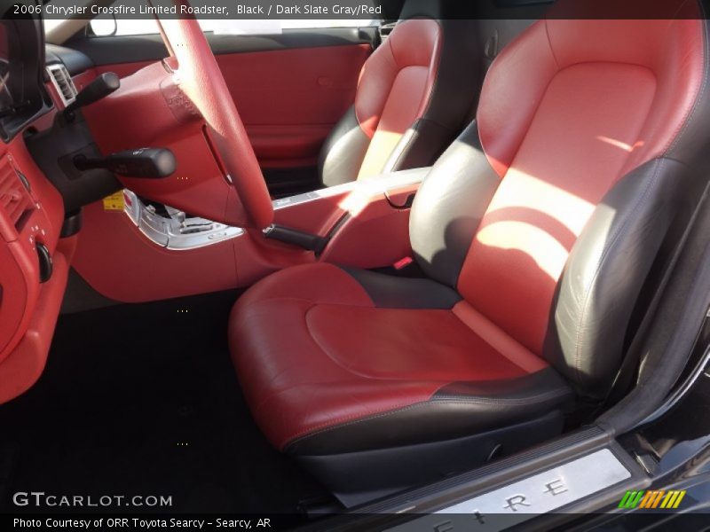  2006 Crossfire Limited Roadster Dark Slate Gray/Red Interior