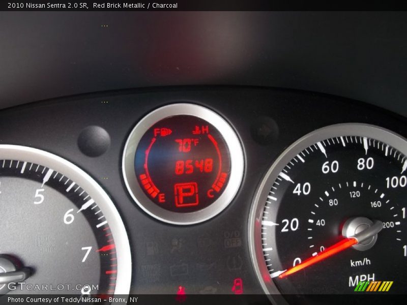 Red Brick Metallic / Charcoal 2010 Nissan Sentra 2.0 SR