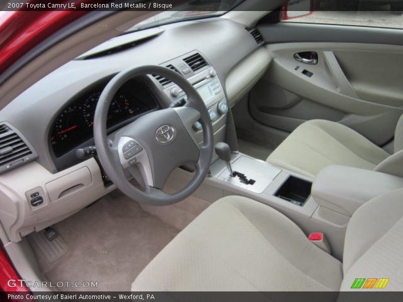Barcelona Red Metallic / Bisque 2007 Toyota Camry LE