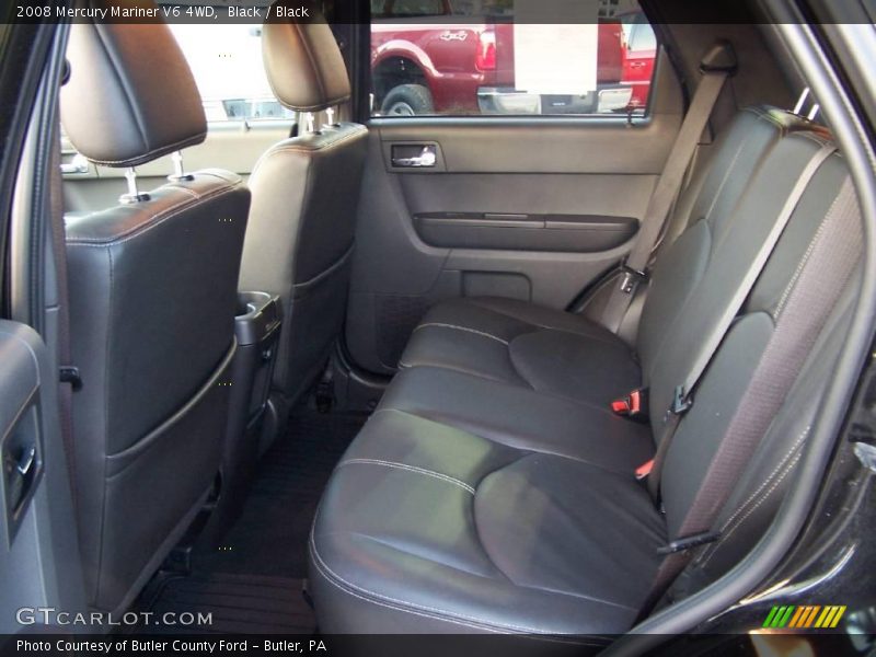Black / Black 2008 Mercury Mariner V6 4WD