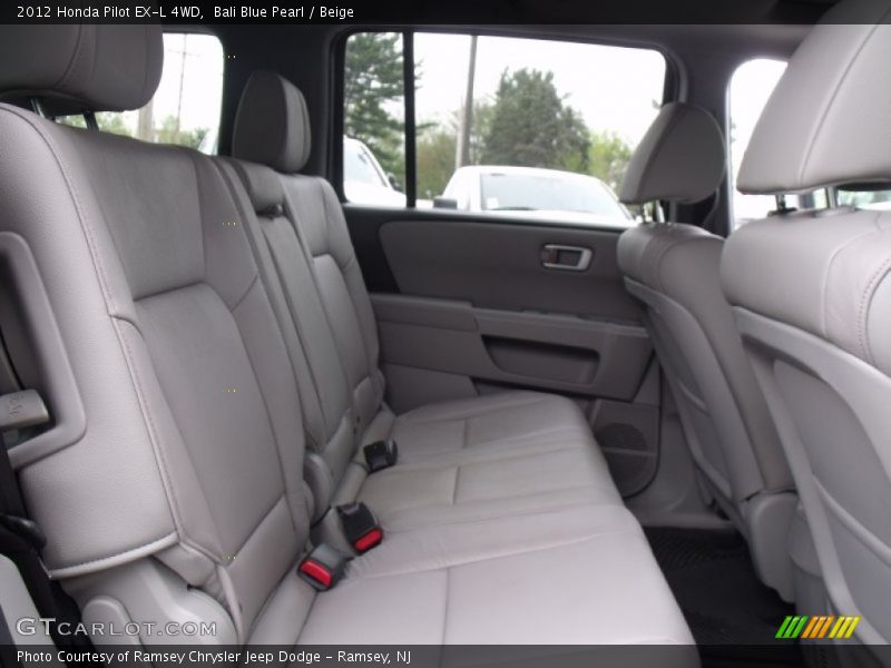 Bali Blue Pearl / Beige 2012 Honda Pilot EX-L 4WD