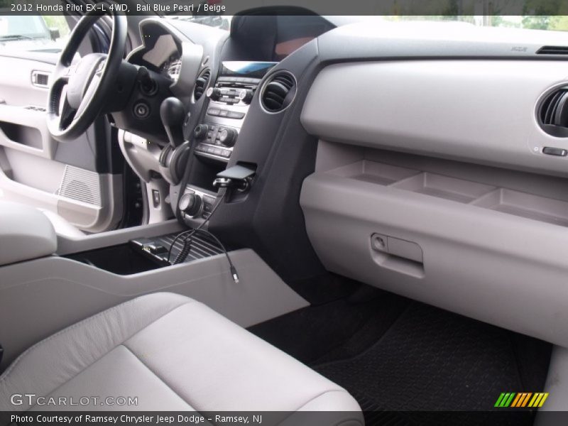 Bali Blue Pearl / Beige 2012 Honda Pilot EX-L 4WD