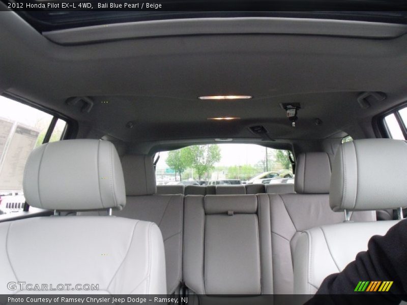 Bali Blue Pearl / Beige 2012 Honda Pilot EX-L 4WD