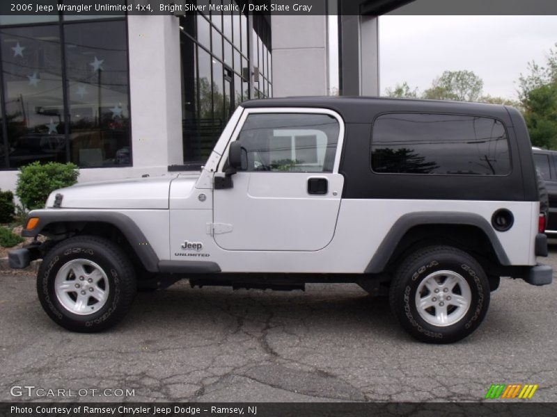 Bright Silver Metallic / Dark Slate Gray 2006 Jeep Wrangler Unlimited 4x4