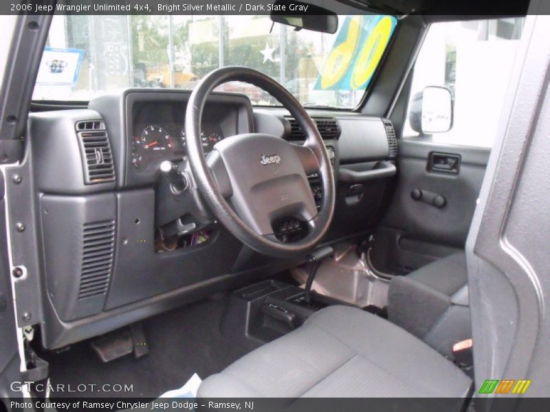 Bright Silver Metallic / Dark Slate Gray 2006 Jeep Wrangler Unlimited 4x4