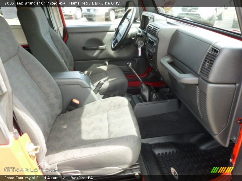 Flame Red / Dark Slate Gray 2005 Jeep Wrangler Unlimited 4x4