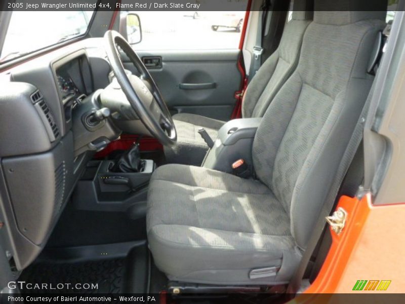 Flame Red / Dark Slate Gray 2005 Jeep Wrangler Unlimited 4x4