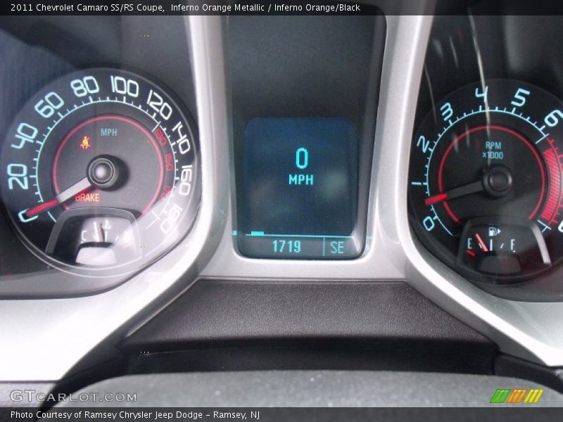 Inferno Orange Metallic / Inferno Orange/Black 2011 Chevrolet Camaro SS/RS Coupe