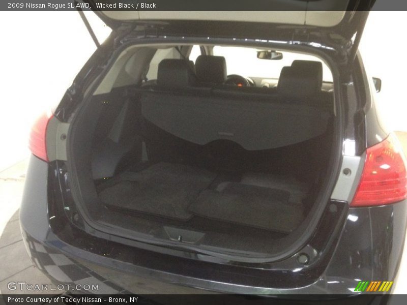 Wicked Black / Black 2009 Nissan Rogue SL AWD