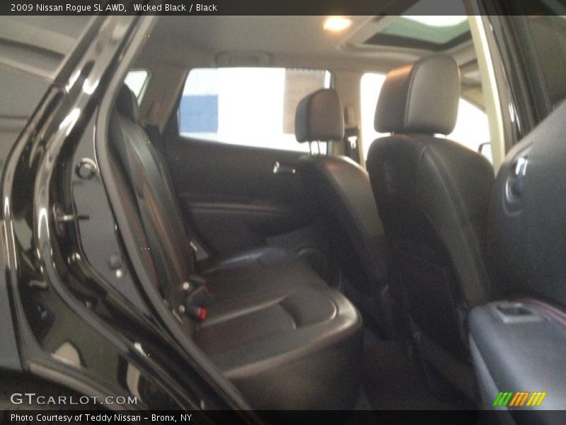 Wicked Black / Black 2009 Nissan Rogue SL AWD