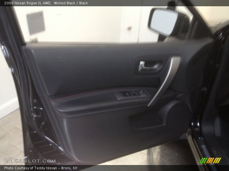 Wicked Black / Black 2009 Nissan Rogue SL AWD