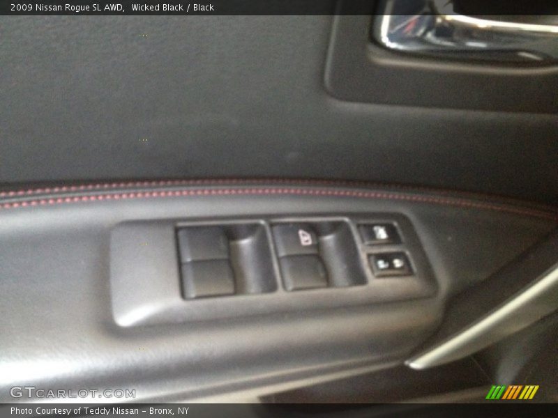 Wicked Black / Black 2009 Nissan Rogue SL AWD