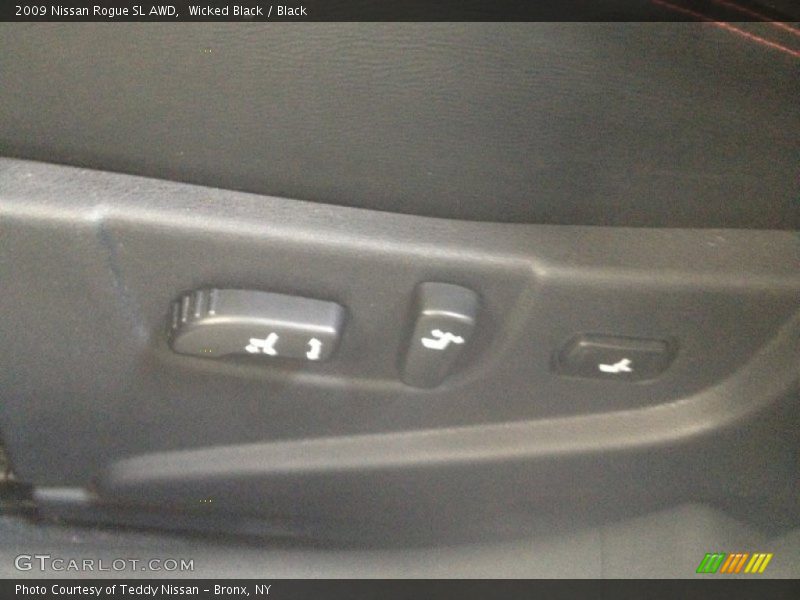 Wicked Black / Black 2009 Nissan Rogue SL AWD