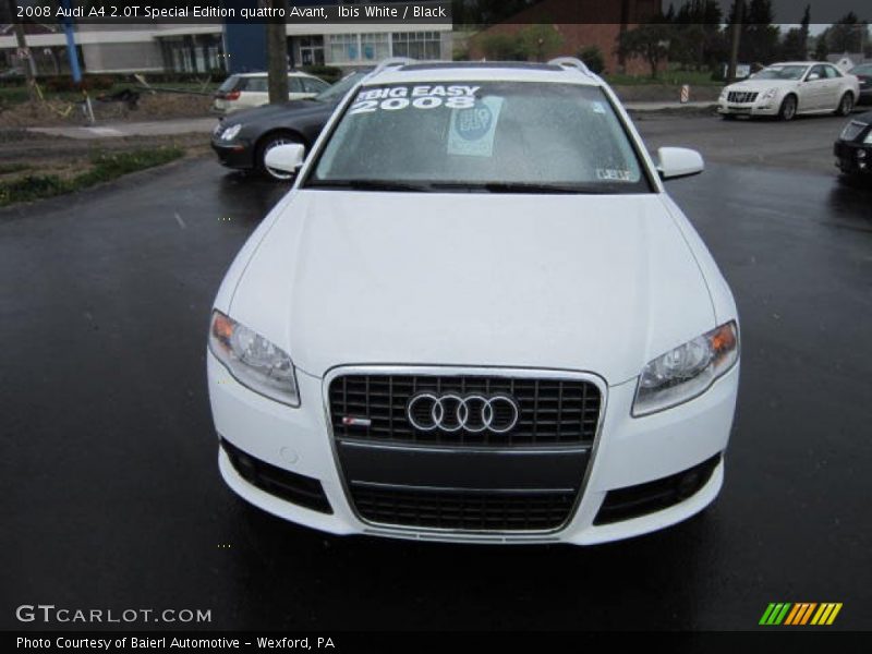 Ibis White / Black 2008 Audi A4 2.0T Special Edition quattro Avant