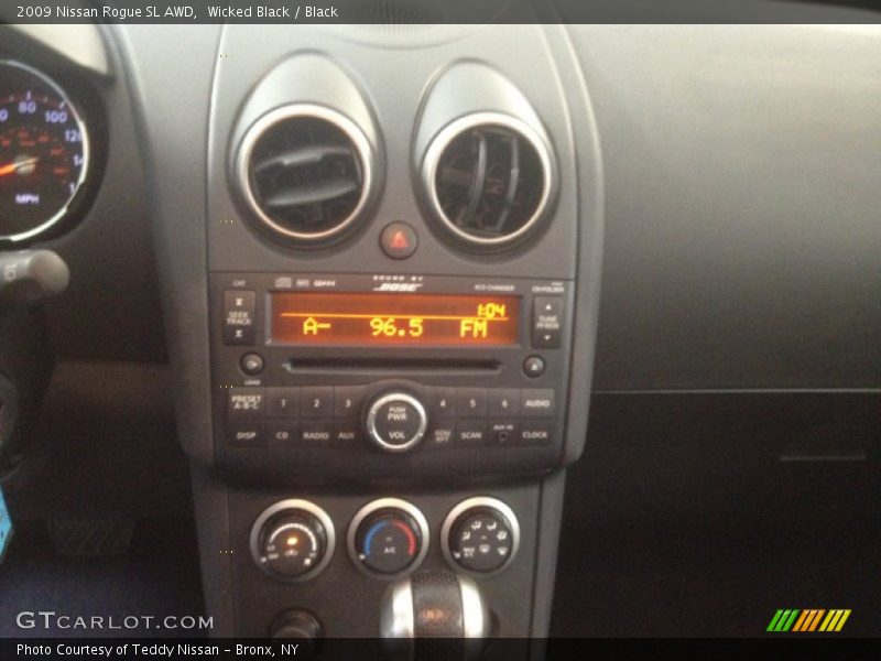 Wicked Black / Black 2009 Nissan Rogue SL AWD