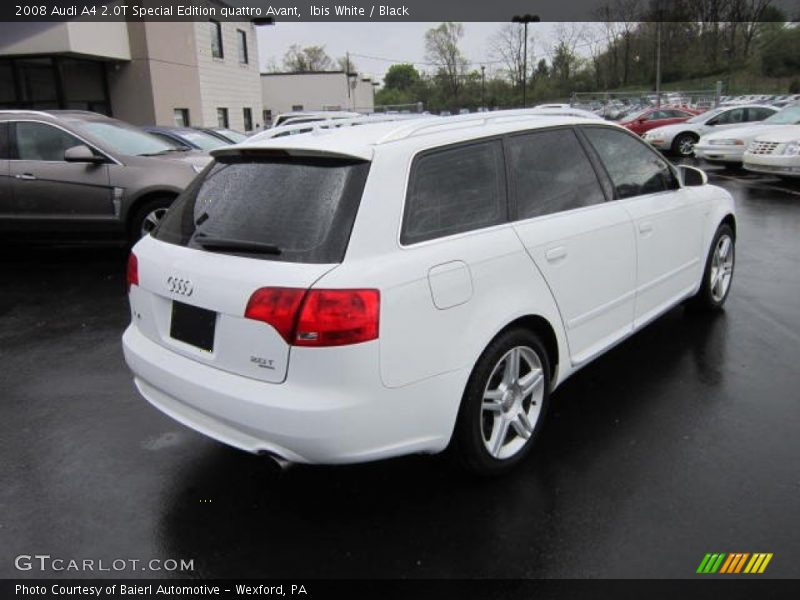 Ibis White / Black 2008 Audi A4 2.0T Special Edition quattro Avant