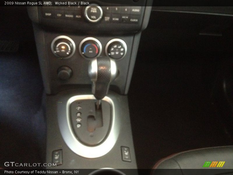 Wicked Black / Black 2009 Nissan Rogue SL AWD