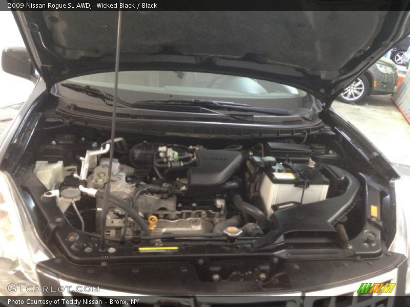 Wicked Black / Black 2009 Nissan Rogue SL AWD