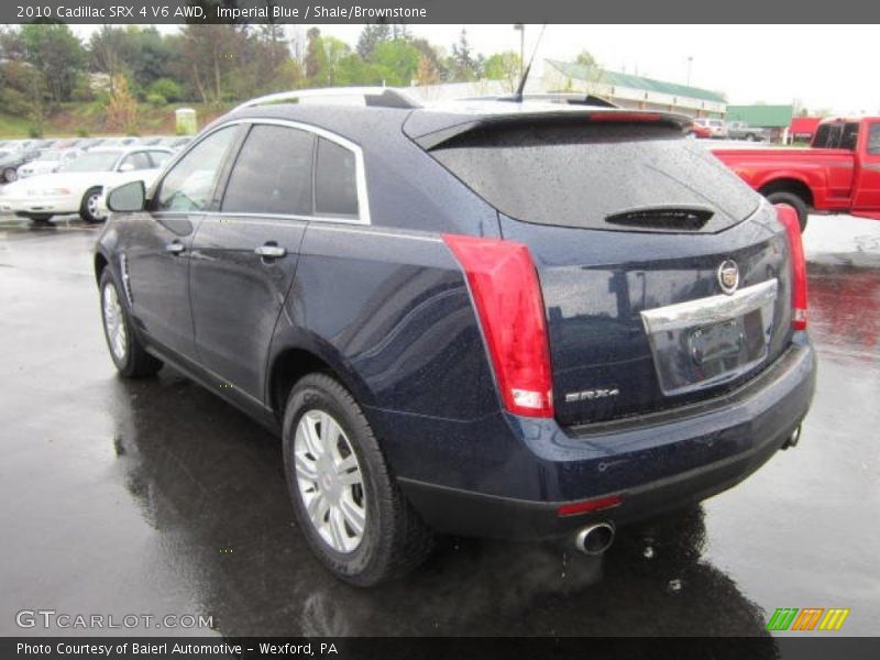Imperial Blue / Shale/Brownstone 2010 Cadillac SRX 4 V6 AWD