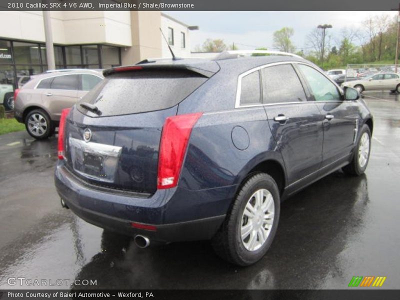 Imperial Blue / Shale/Brownstone 2010 Cadillac SRX 4 V6 AWD