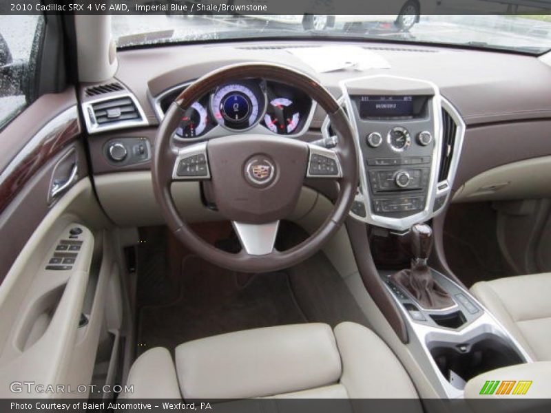 Imperial Blue / Shale/Brownstone 2010 Cadillac SRX 4 V6 AWD