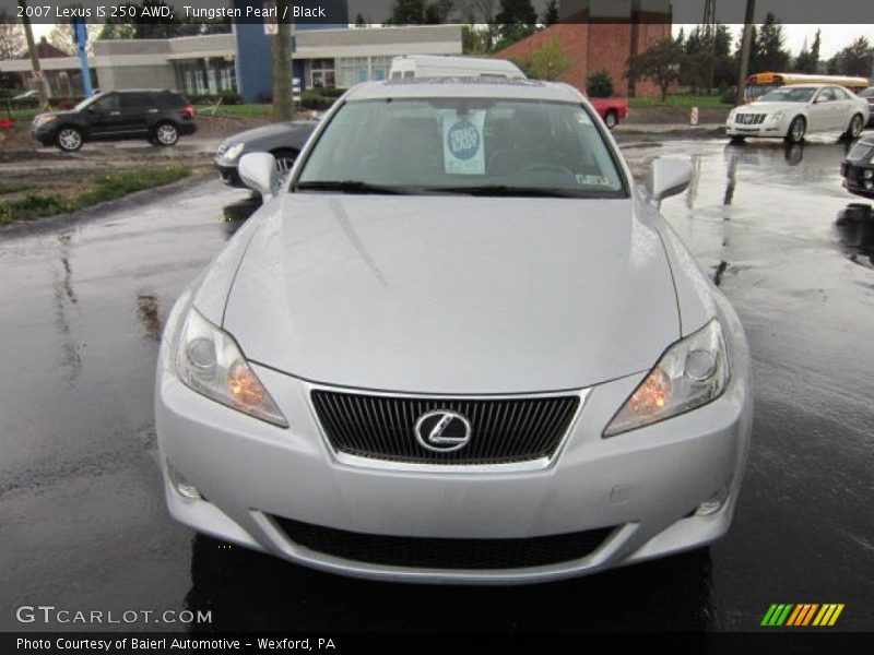 Tungsten Pearl / Black 2007 Lexus IS 250 AWD