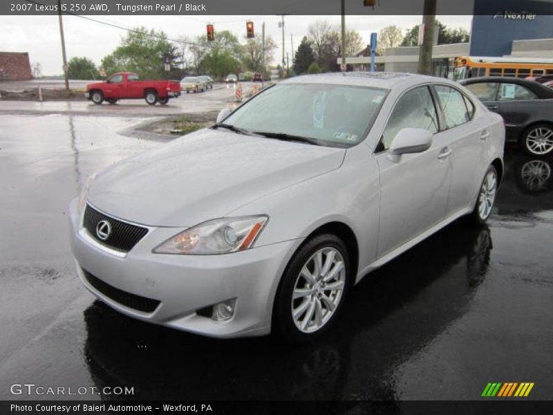 Tungsten Pearl / Black 2007 Lexus IS 250 AWD