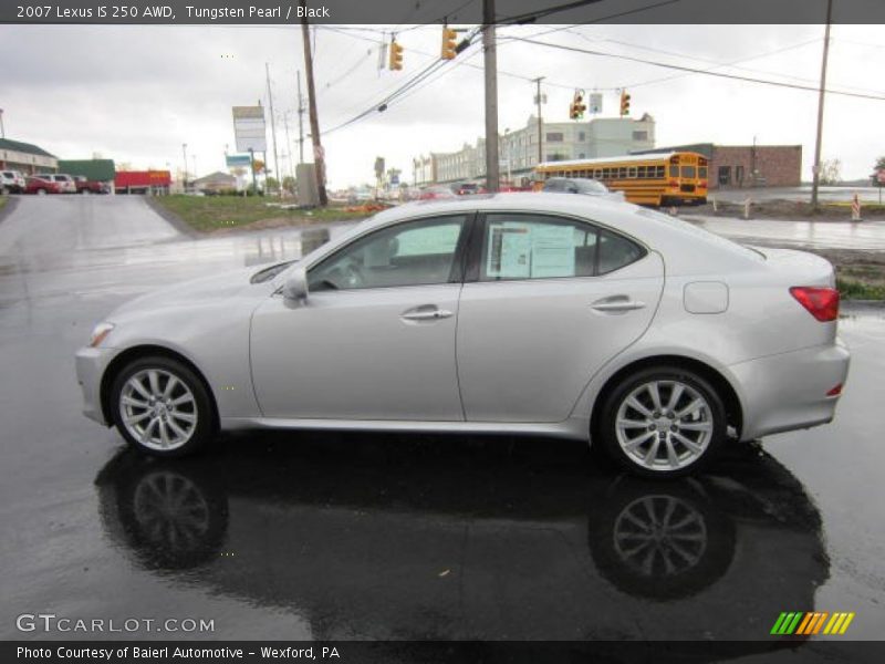 Tungsten Pearl / Black 2007 Lexus IS 250 AWD
