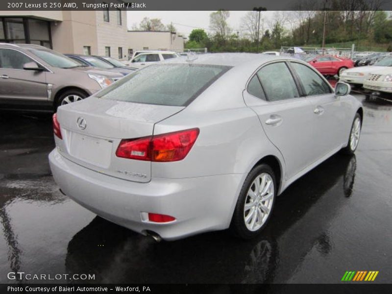 Tungsten Pearl / Black 2007 Lexus IS 250 AWD