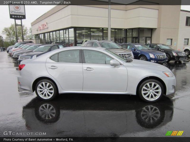 Tungsten Pearl / Black 2007 Lexus IS 250 AWD