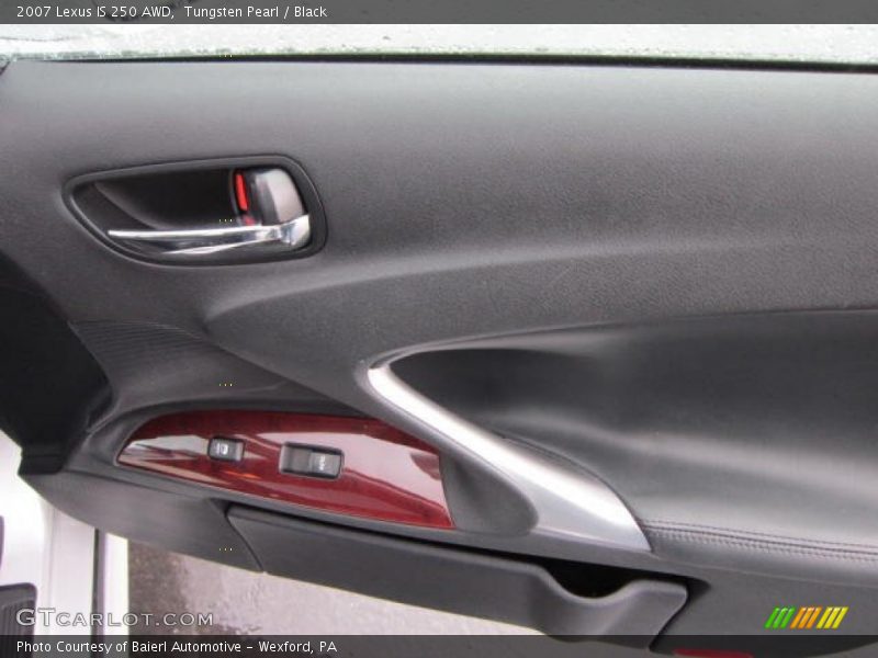Tungsten Pearl / Black 2007 Lexus IS 250 AWD