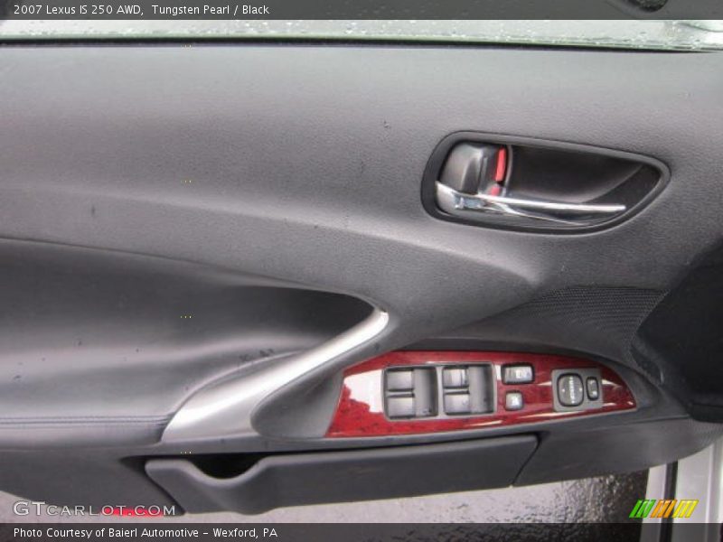 Tungsten Pearl / Black 2007 Lexus IS 250 AWD
