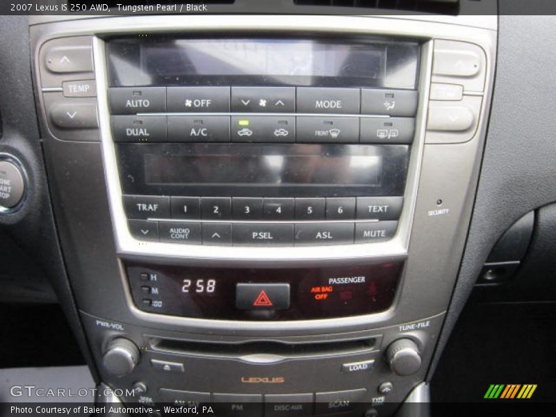 Tungsten Pearl / Black 2007 Lexus IS 250 AWD