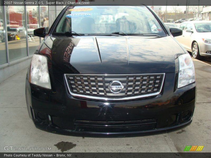 Super Black / Charcoal/Steel 2007 Nissan Sentra 2.0 S