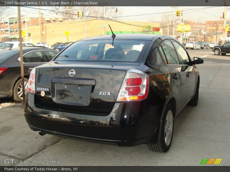 Super Black / Charcoal/Steel 2007 Nissan Sentra 2.0 S