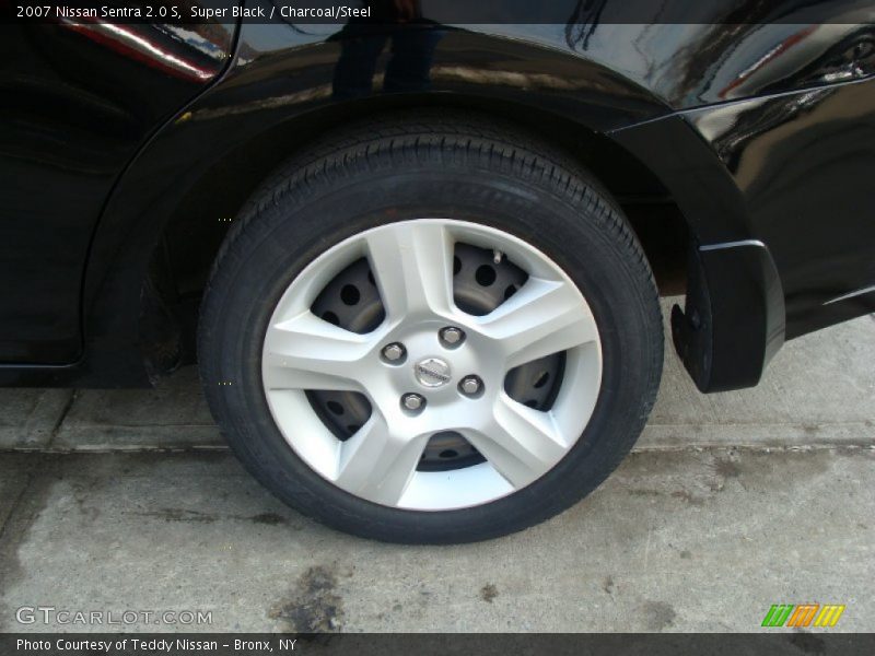 Super Black / Charcoal/Steel 2007 Nissan Sentra 2.0 S