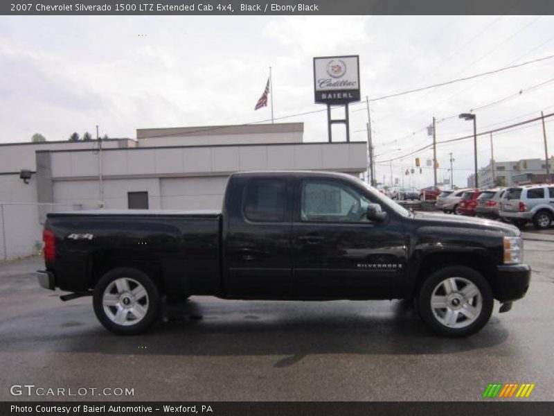 Black / Ebony Black 2007 Chevrolet Silverado 1500 LTZ Extended Cab 4x4