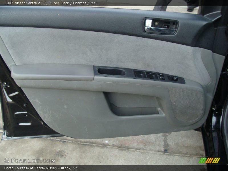 Super Black / Charcoal/Steel 2007 Nissan Sentra 2.0 S
